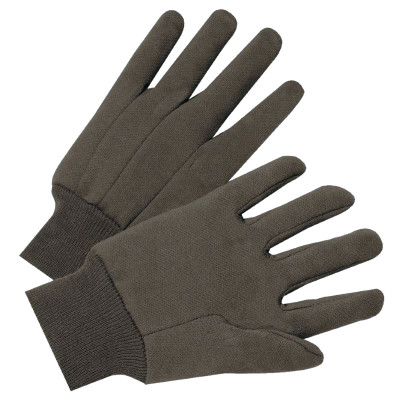 Anchor Brand Standard Weight Cotton Brown Jersey Gloves