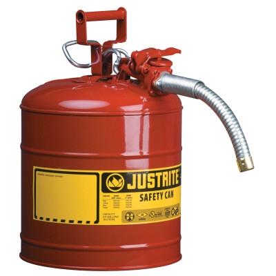 Justrite Type II AccuFlow Safety Cans