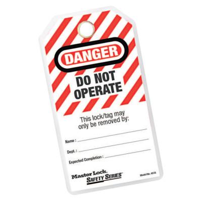Master Lock Safety Series "Do Not Operate" I.D. Tags