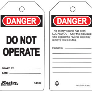 Master Lock Guardian Extreme Safety Tags