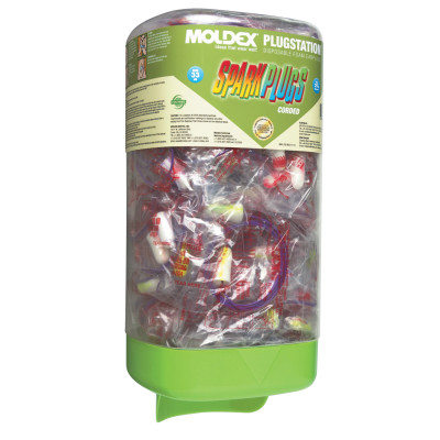 Moldex Plugstation® Dispenser with SparkPlugs® Earplugs