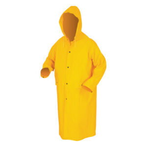 Yellow rain coat