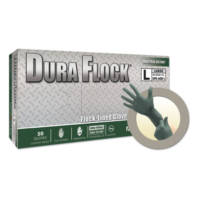 Microflex® Dura Flock® DFK-608 Disposable Nitrile Gloves