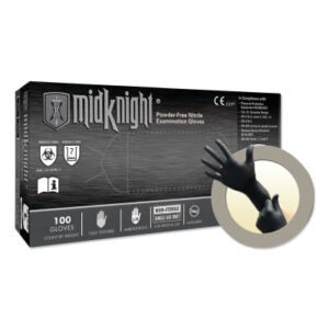 Microflex® MidKnight® MK-296 Nitrile Exam Gloves
